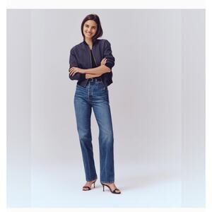 Alex Mill Carla High Rise Jeans in Vintage Medium Indigo Size: 27